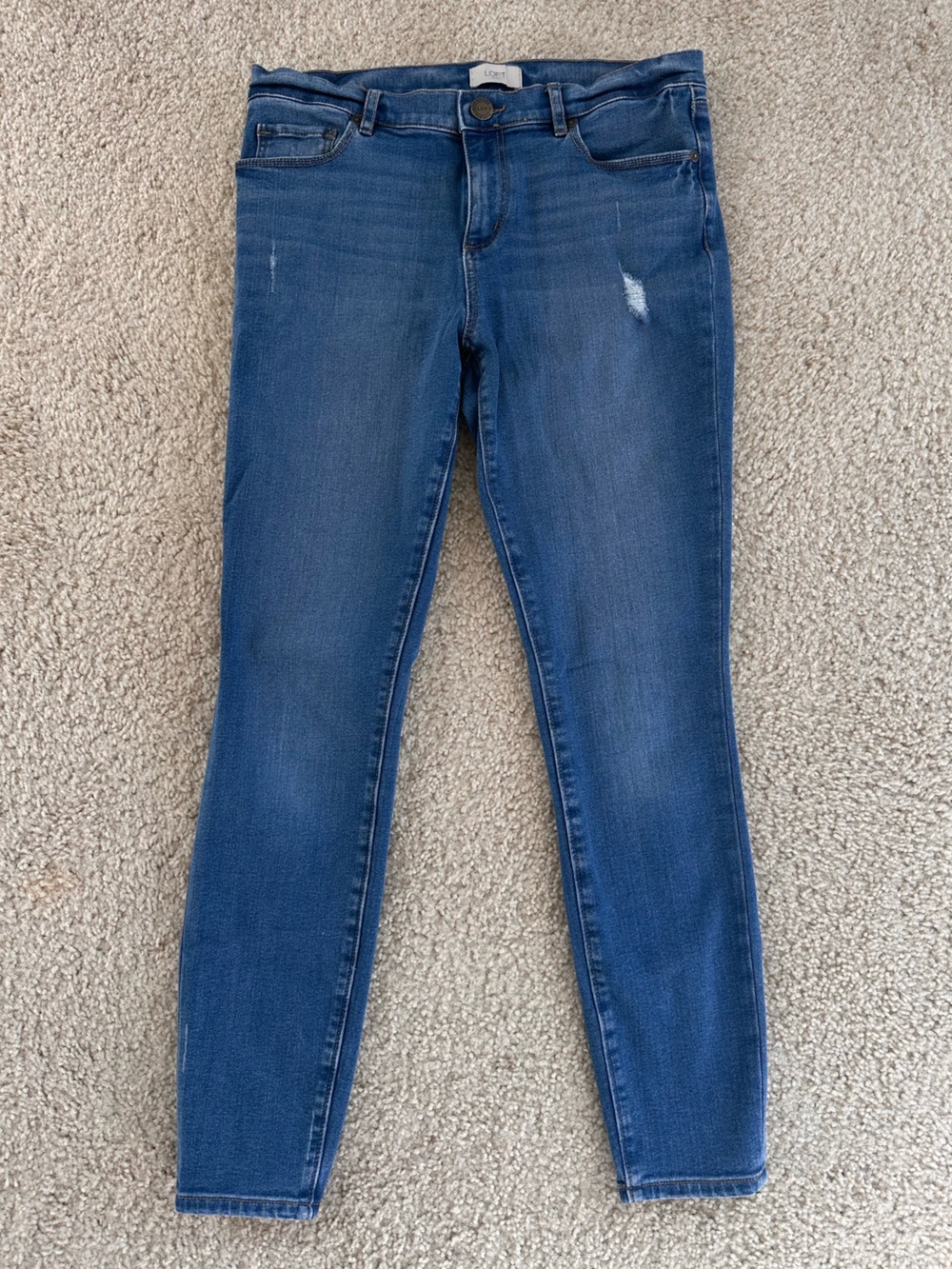 LOFT Medium Blue Women's Skinny Jegging Jeans